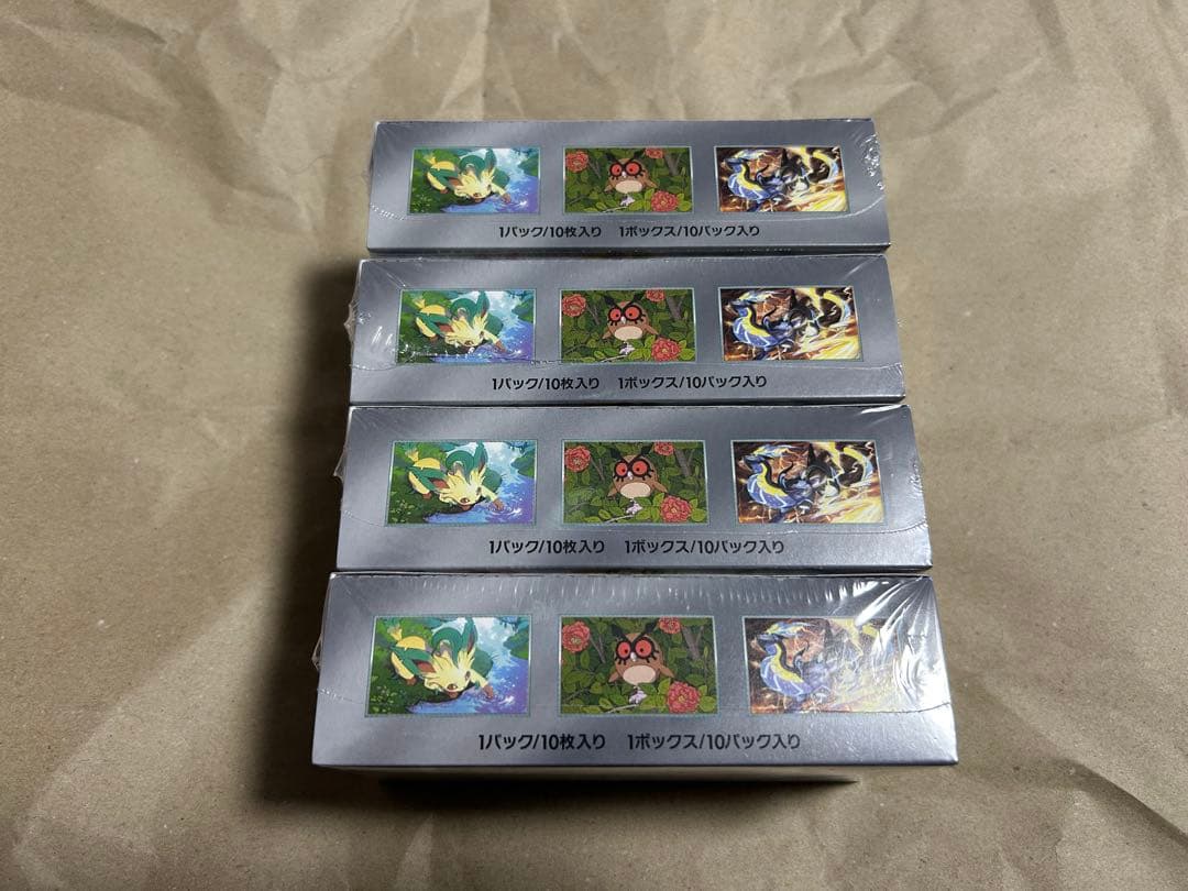 テラスタルフェスex 4BOX シュリンク付き未開封　ポケモンカード