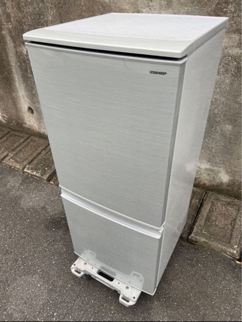 2018年式 137L 2ドア冷蔵庫 シャープ SJ-D14D-S