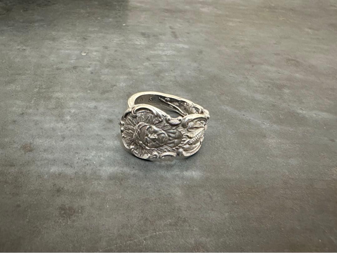超希少　ヴィンテージ　リング　アンティーク　アメリカ　インディアン　シルバー