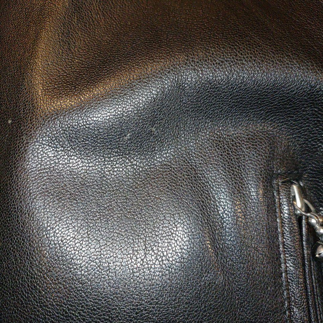 PERMANENT SLIDER ブラックレザージャケット RALEIGH