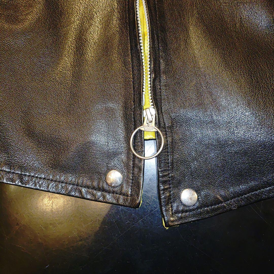 PERMANENT SLIDER ブラックレザージャケット RALEIGH