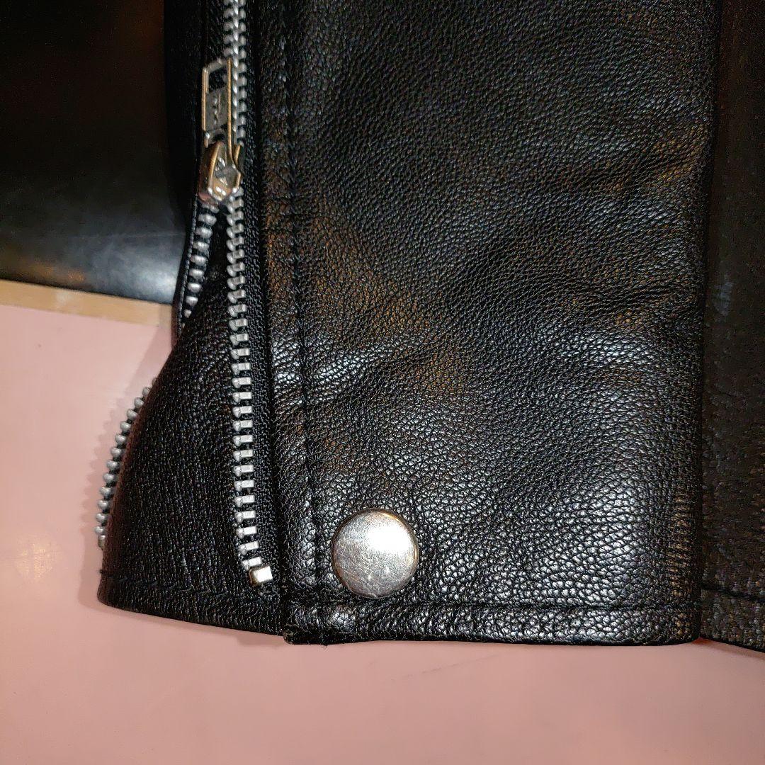 PERMANENT SLIDER ブラックレザージャケット RALEIGH