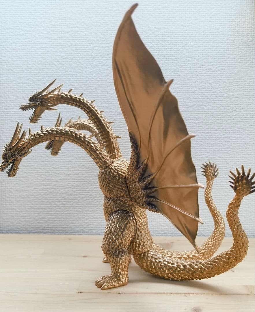 東宝怪獣コレクション　デアゴスティーニ　フィギュア キングギドラ 2種　ゴジラ