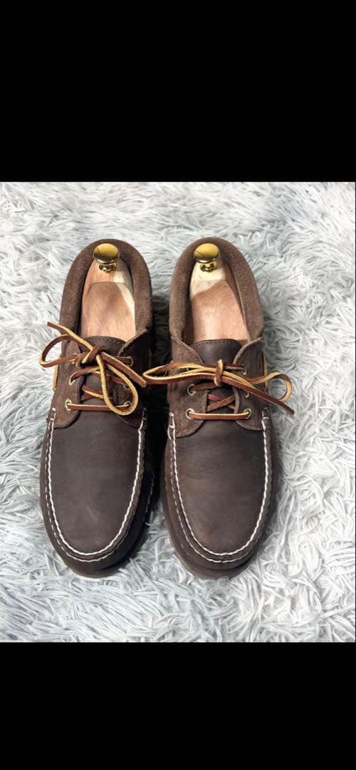 【美品】 ティンバーランド 3EYE スエード切替 デッキシューズ 26㎝