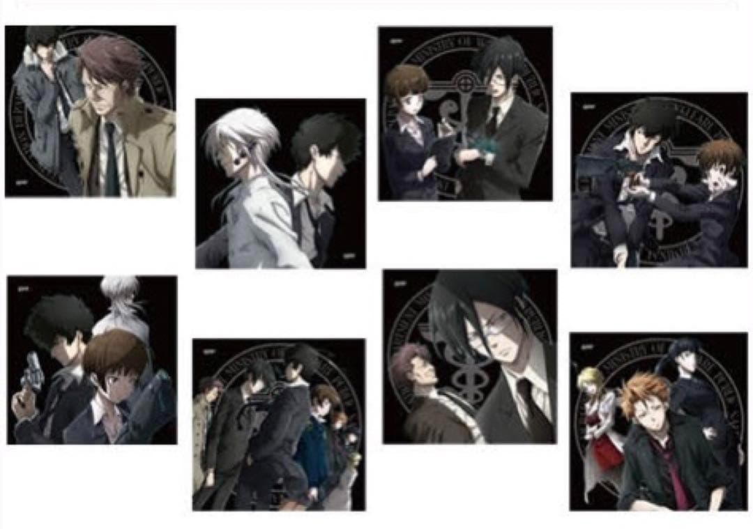 ❣️円盤特典❣️PSYCHO-PASS サイコパス スクエア缶バッジ8個セット
