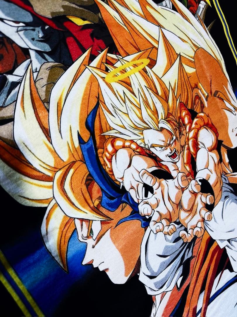 ドラゴンボール アニメTシャツ ゴジータ 悟空 ベジータ ジャネンバ XLサイズ