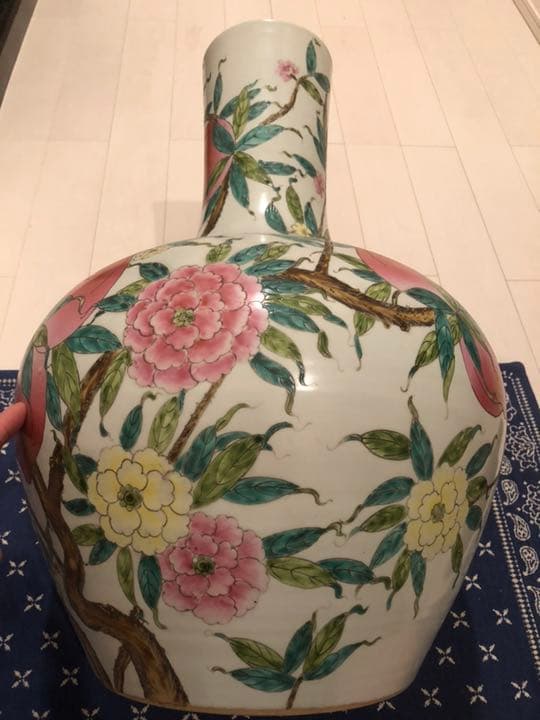 巨大な花瓶 中国  置物
