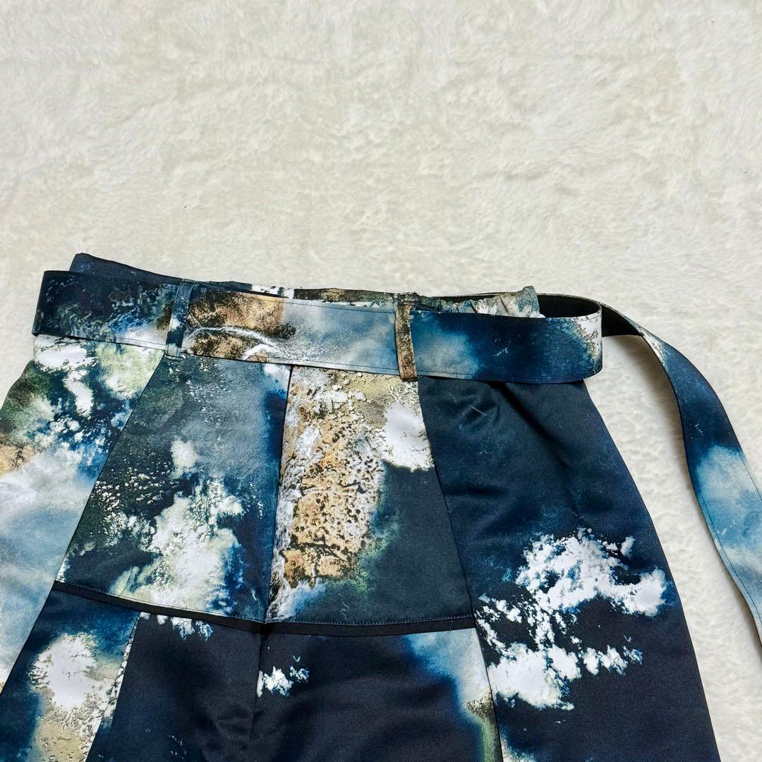 ユナイテッドトウキョウ　シーナリーアートフレアースカート サイズ1 ベルト