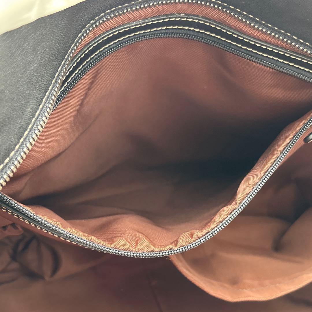 COACH レザー A4収納可能 肩掛け ビジネスバッグ トートバック ブラック