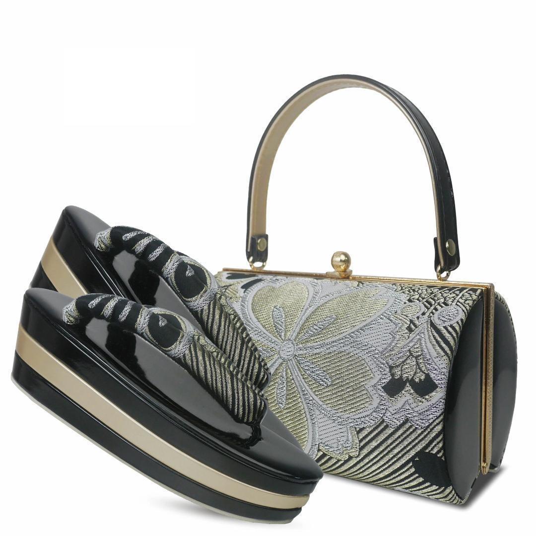 草履バッグセット 草履 振袖 成人式 ヒール 厚底 kzouribag16-15