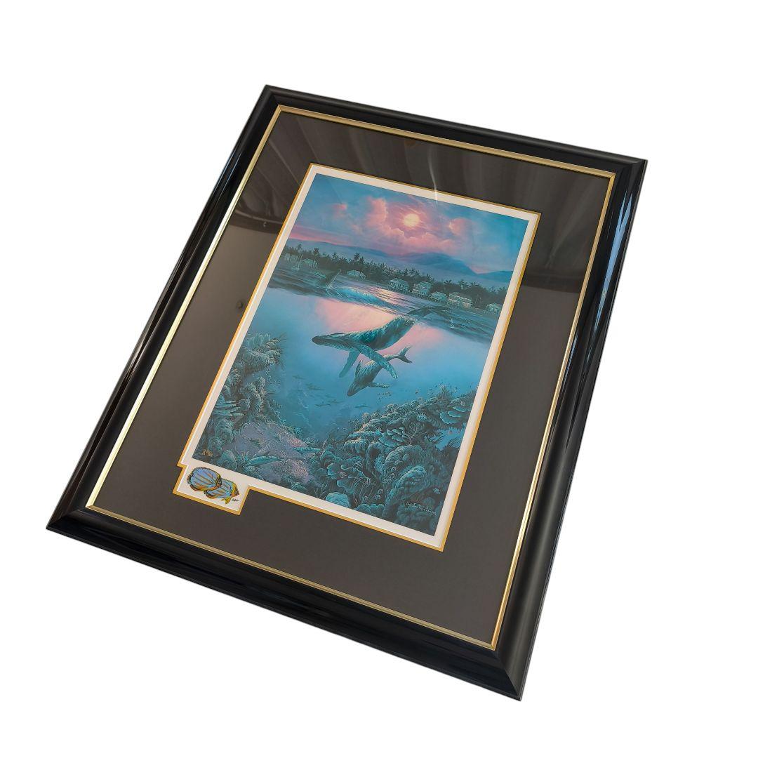 真作保証 クリスチャンラッセン マウイ ホエール シンフォニー 42/100