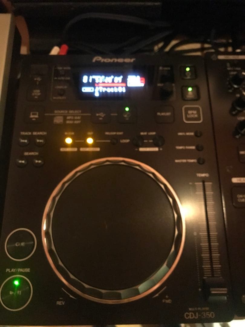 PIONEER DJM350 CDJ350 電源、RCAケーブルセット