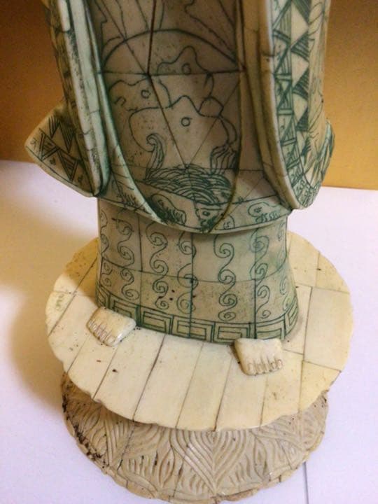 高さ約51センチ　観音像