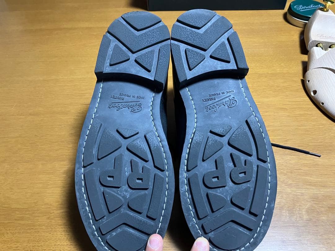 【1回着用のみ】パラブーツ シャンボード ブラック 7.5サイズ