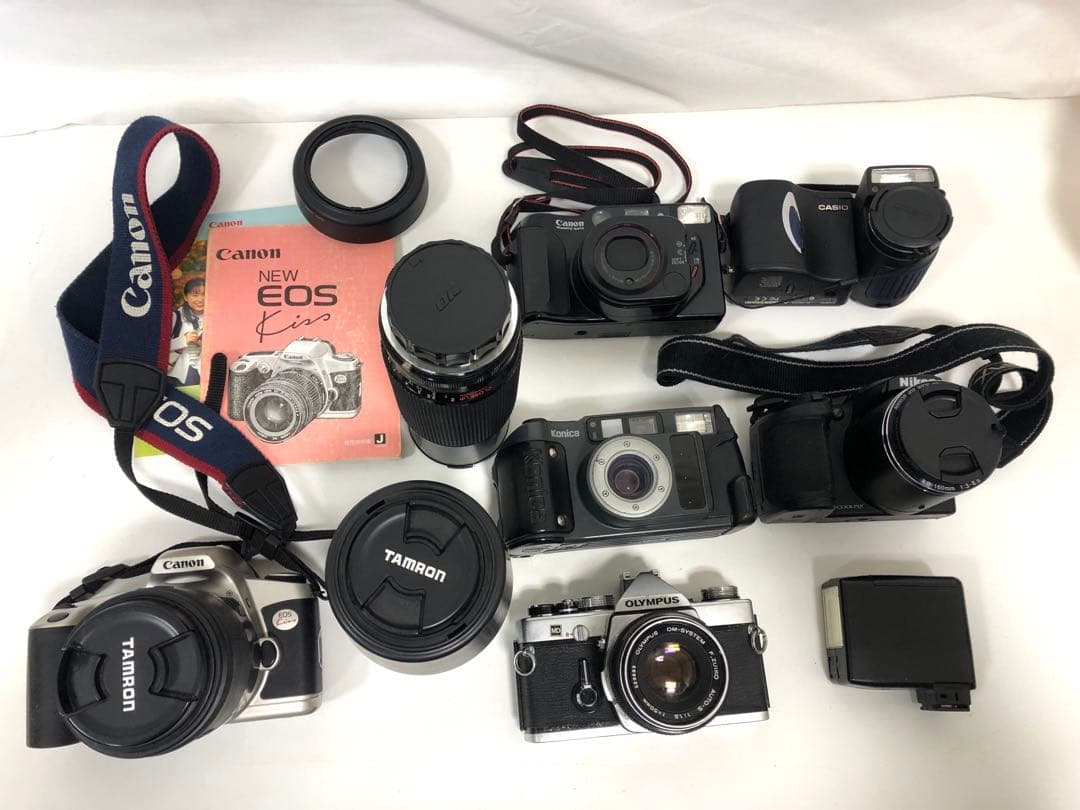 フィルムカメラ　デジタルカメラ　レンズなど　まとめ　ジャンク