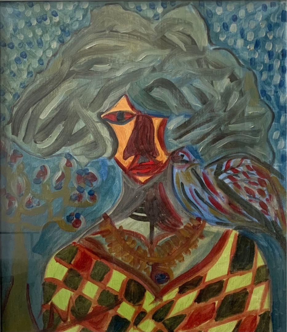 WOMAN 油絵アート