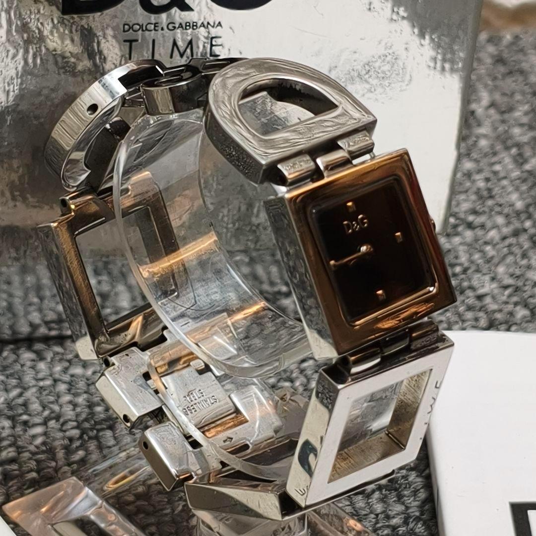 ♥️ 動作品 D&G スクエアフェイス 腕時計