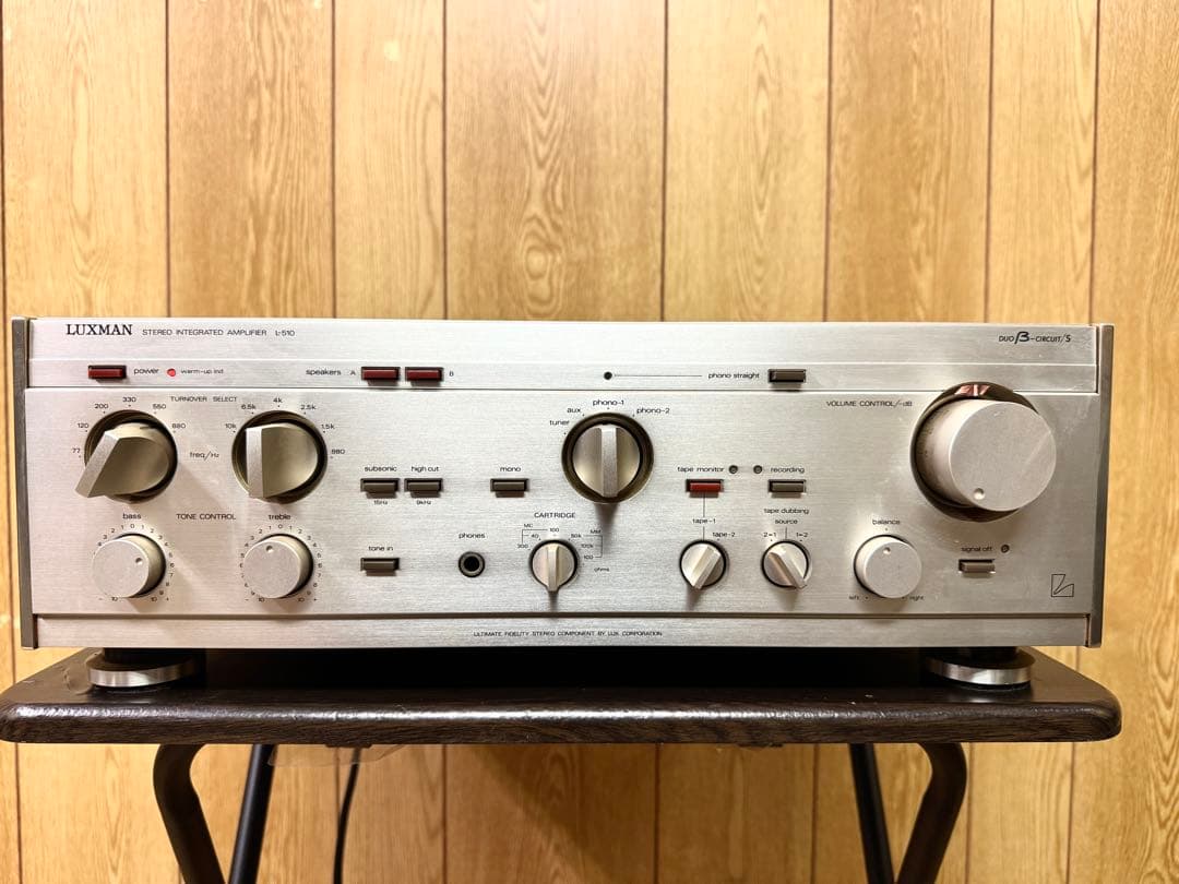 LUXMAN L-510 プリメインアンプ ラックスマン