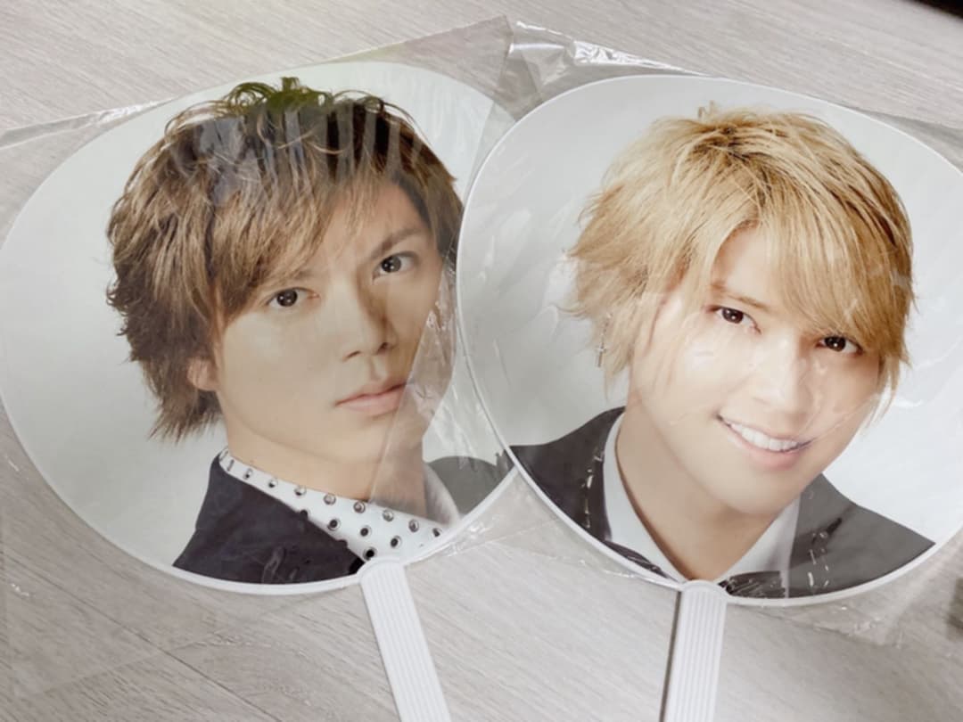 NEWS 増田貴久　山下智久　うちわ