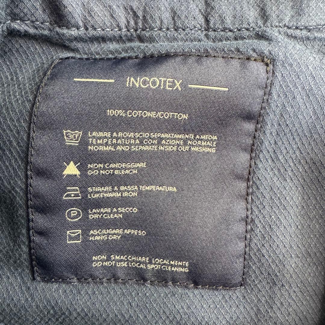 未使用品 INCOTEX インコテックス チノ ブルー 52