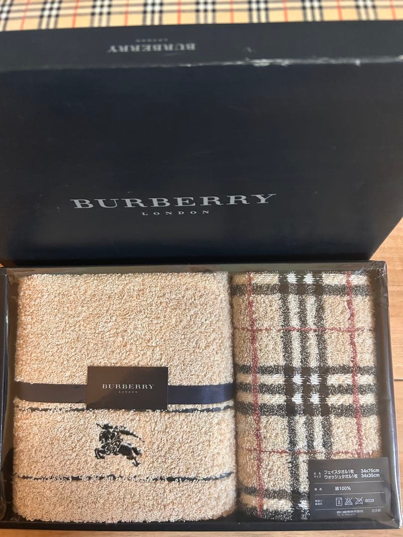 BURBERRY London バーバリー フェイスタオルセット