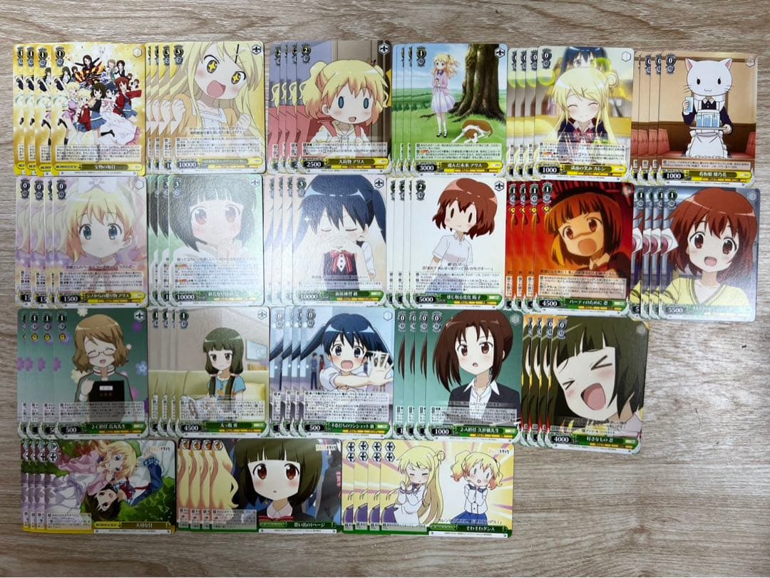 ヴァイスシュヴァルツ　きんいろモザイク ノーマルTD4コン込RR以下4コン