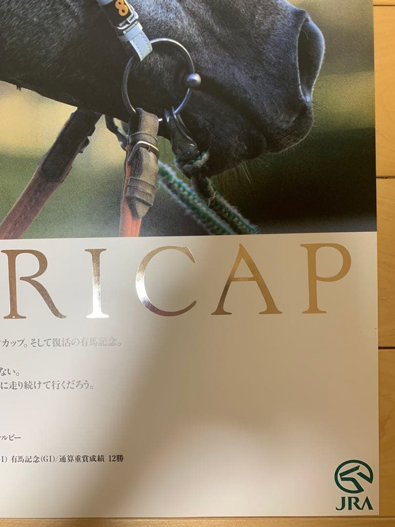 ヒーロー列伝　初期　オグリキャップ　シルバー　　B3 ポスター　JRA