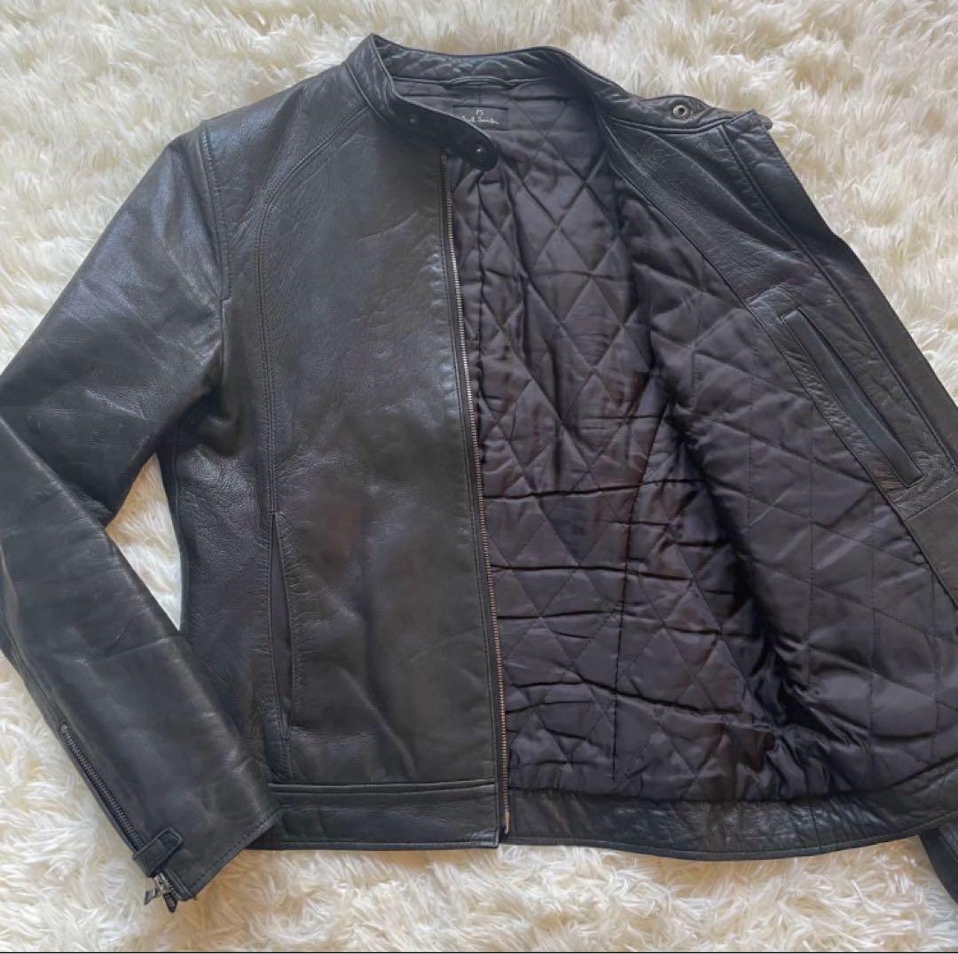 Paul Smith ポールスミス ライダースジャケット ラムレザー 羊革 Ｍ