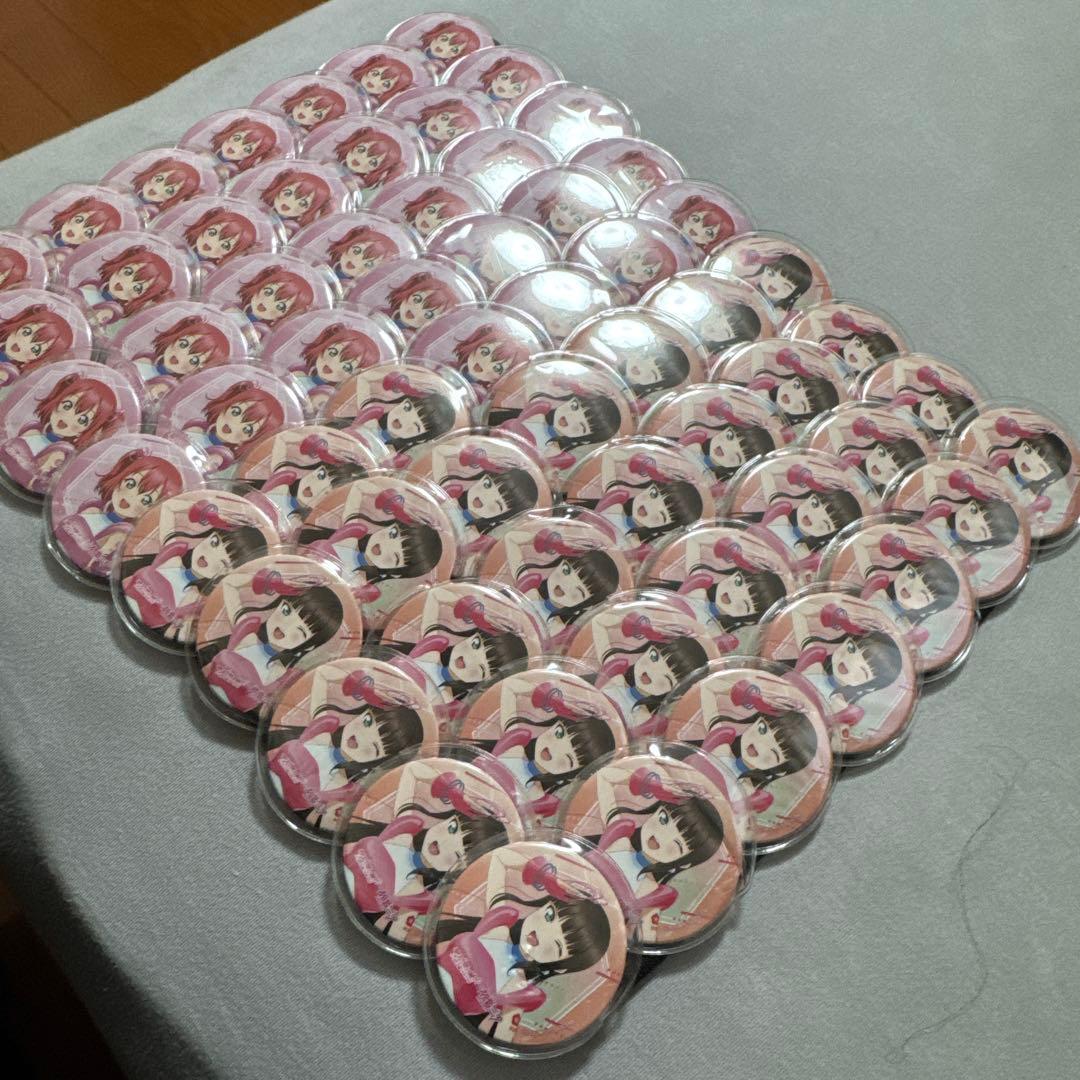 ラブライブサンシャイン　黒澤姉妹缶バッジセット 約70個　痛バ