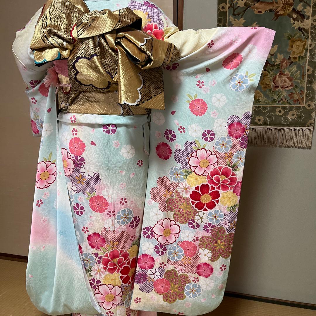 振袖　6点フルセット　成人式　結婚式　身丈159 裄69 美品