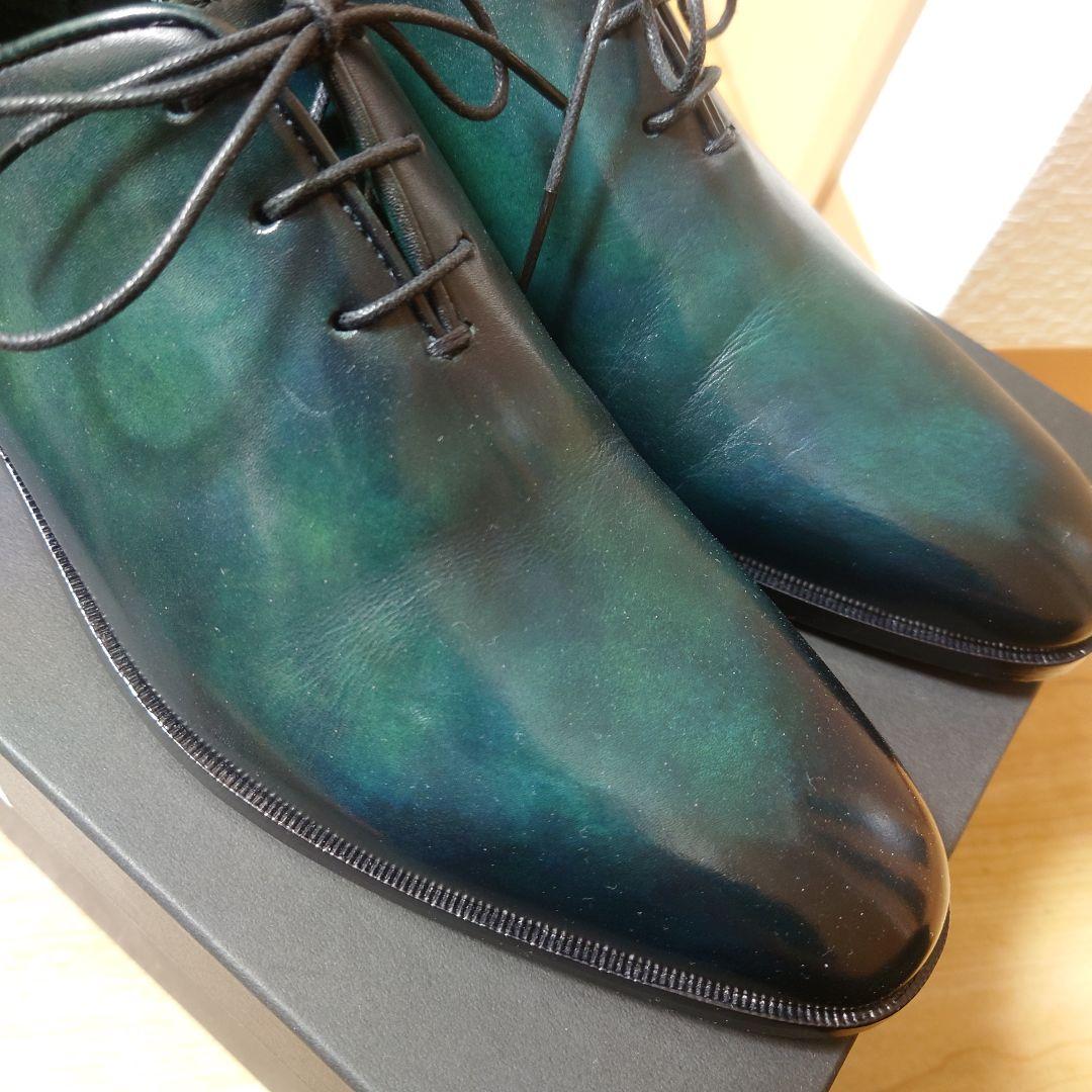 MON MODEL　モンモデル　ホールカット　千手染　パティーヌ　ブルーグリーン