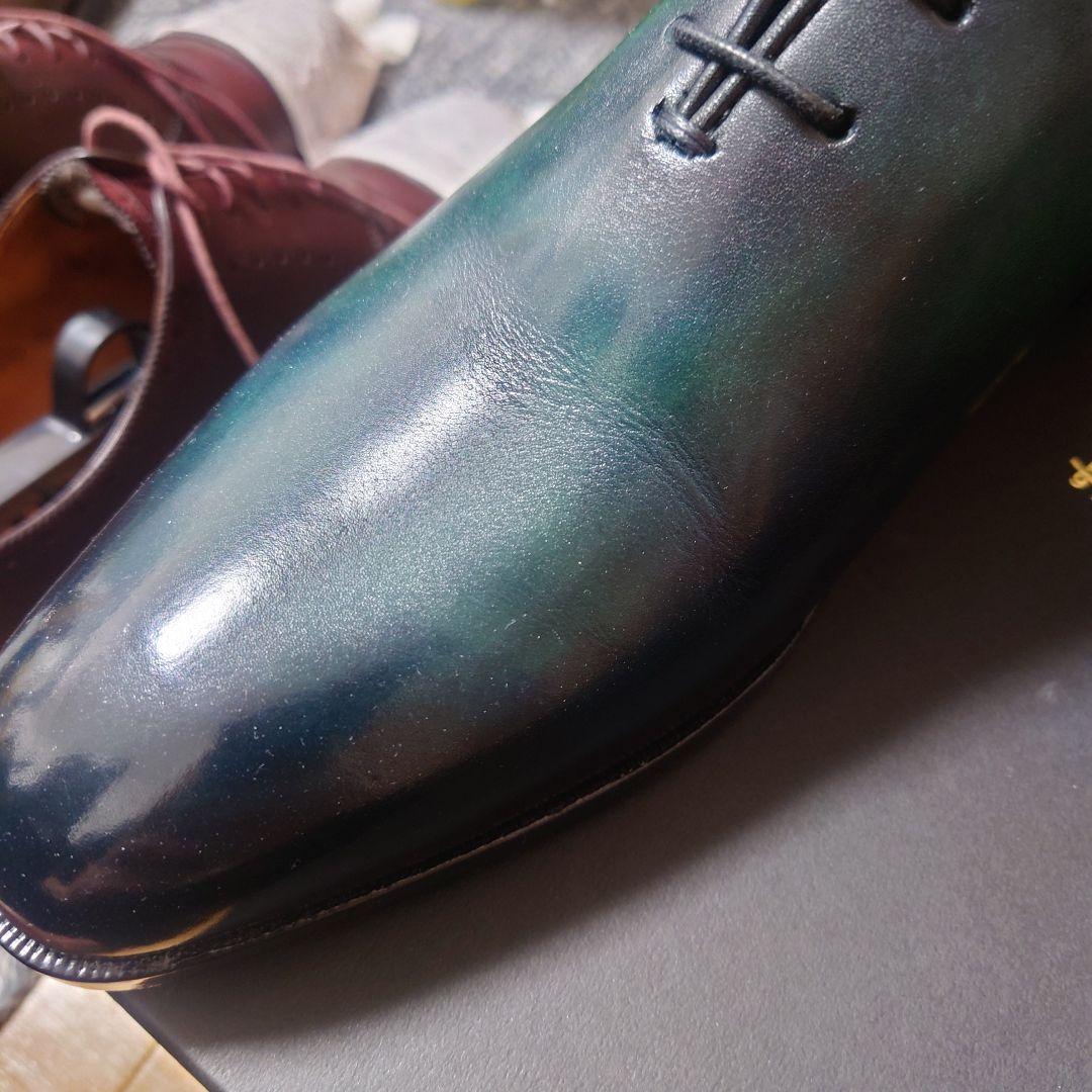 MON MODEL　モンモデル　ホールカット　千手染　パティーヌ　ブルーグリーン