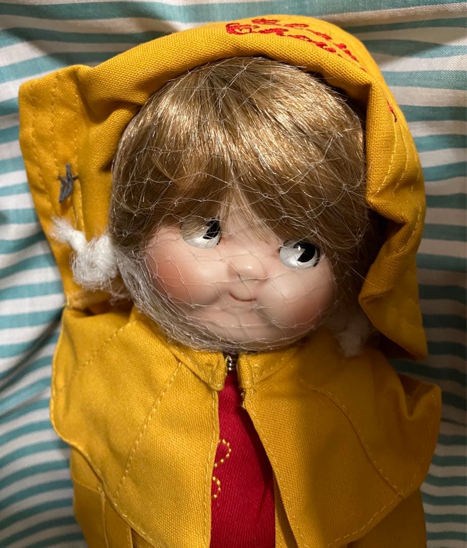 キャンベルスープ古い人形＊アメリカントリー雑貨アンティークドールインテリア飾り