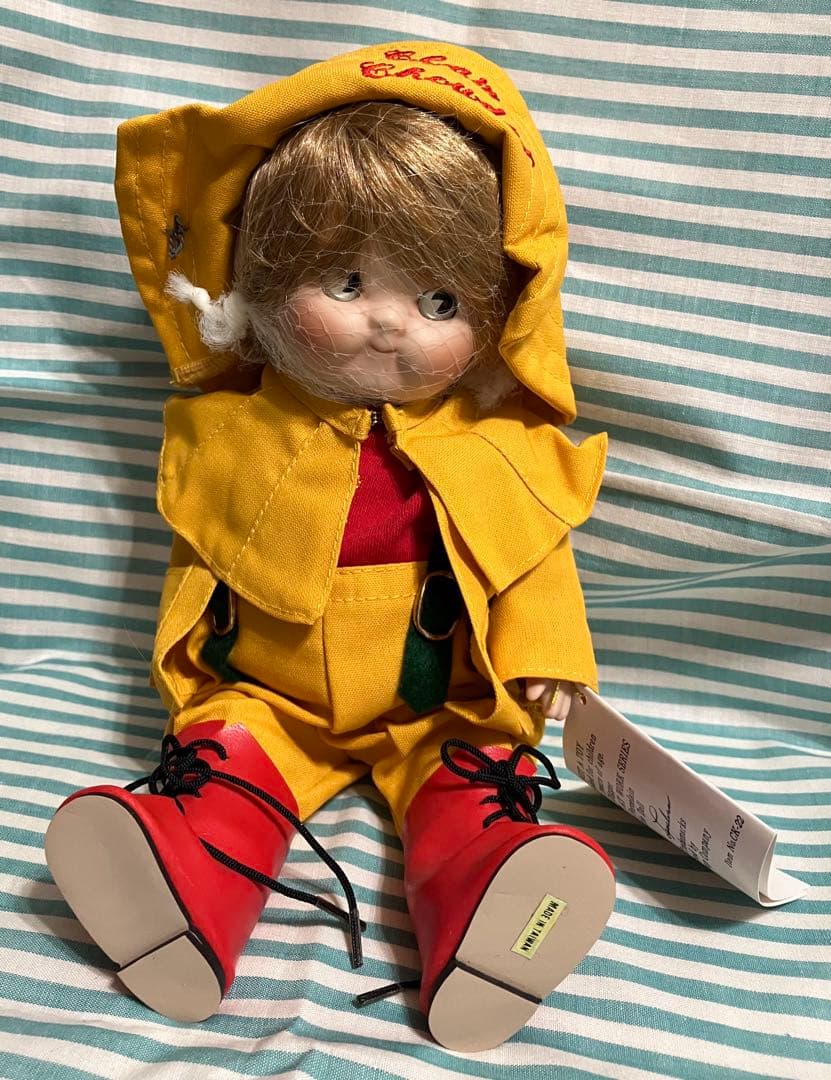 キャンベルスープ古い人形＊アメリカントリー雑貨アンティークドールインテリア飾り