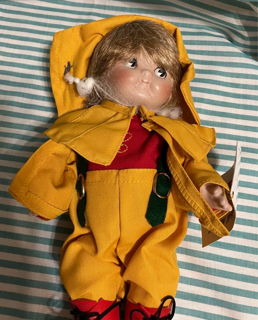 キャンベルスープ古い人形＊アメリカントリー雑貨アンティークドールインテリア飾り