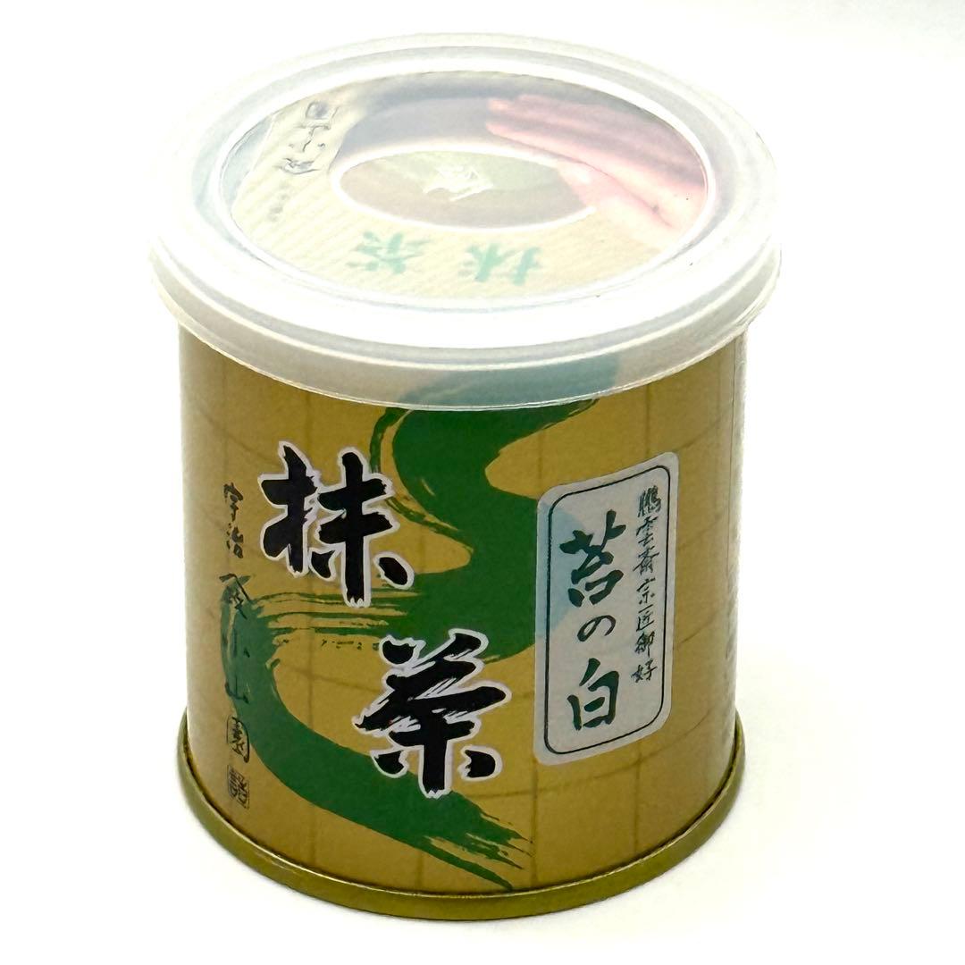 【バラ売り可/新品】山政小山園 抹茶 苔の白 30g缶 7個セット