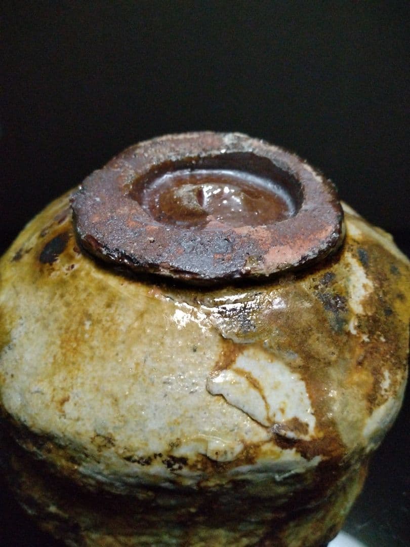 【備前焼 茶碗⑤】備前土釉薬茶碗／伝統工芸士 森本 桂／送料込み！