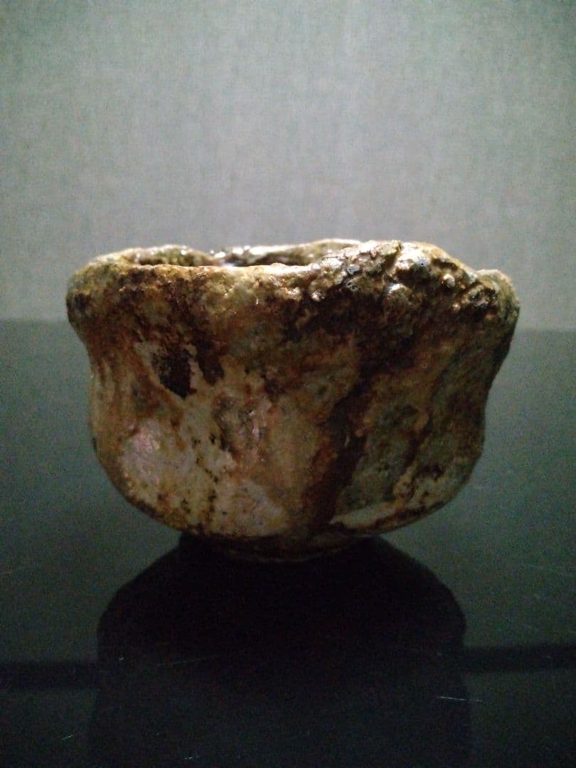 【備前焼 茶碗⑤】備前土釉薬茶碗／伝統工芸士 森本 桂／送料込み！