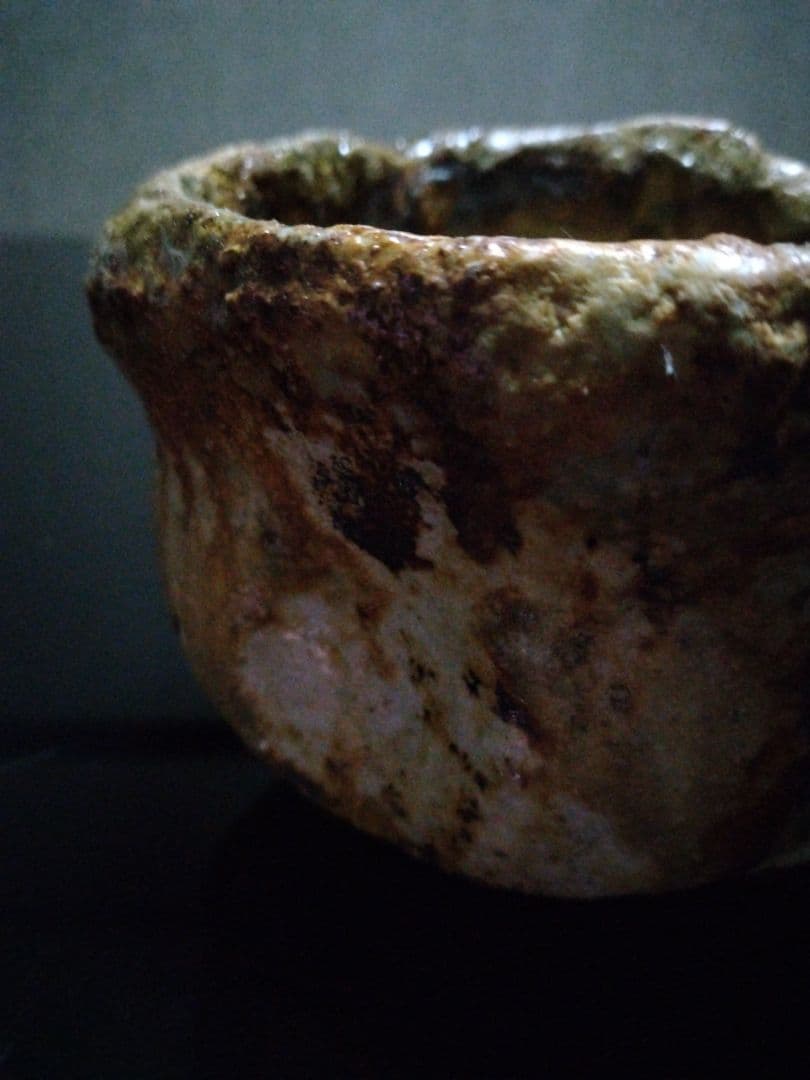 【備前焼 茶碗⑤】備前土釉薬茶碗／伝統工芸士 森本 桂／送料込み！