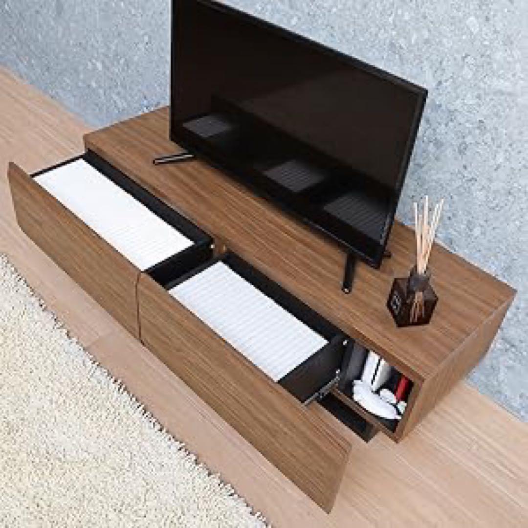 【美品】白井産業 テレビ台 テレビボード 120cm ブラウン