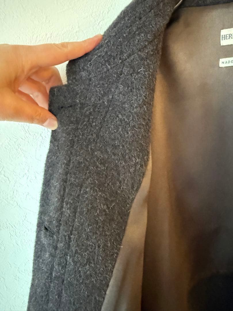 エルメス　マルジェラ期　ハーフコート　アルパカ100%