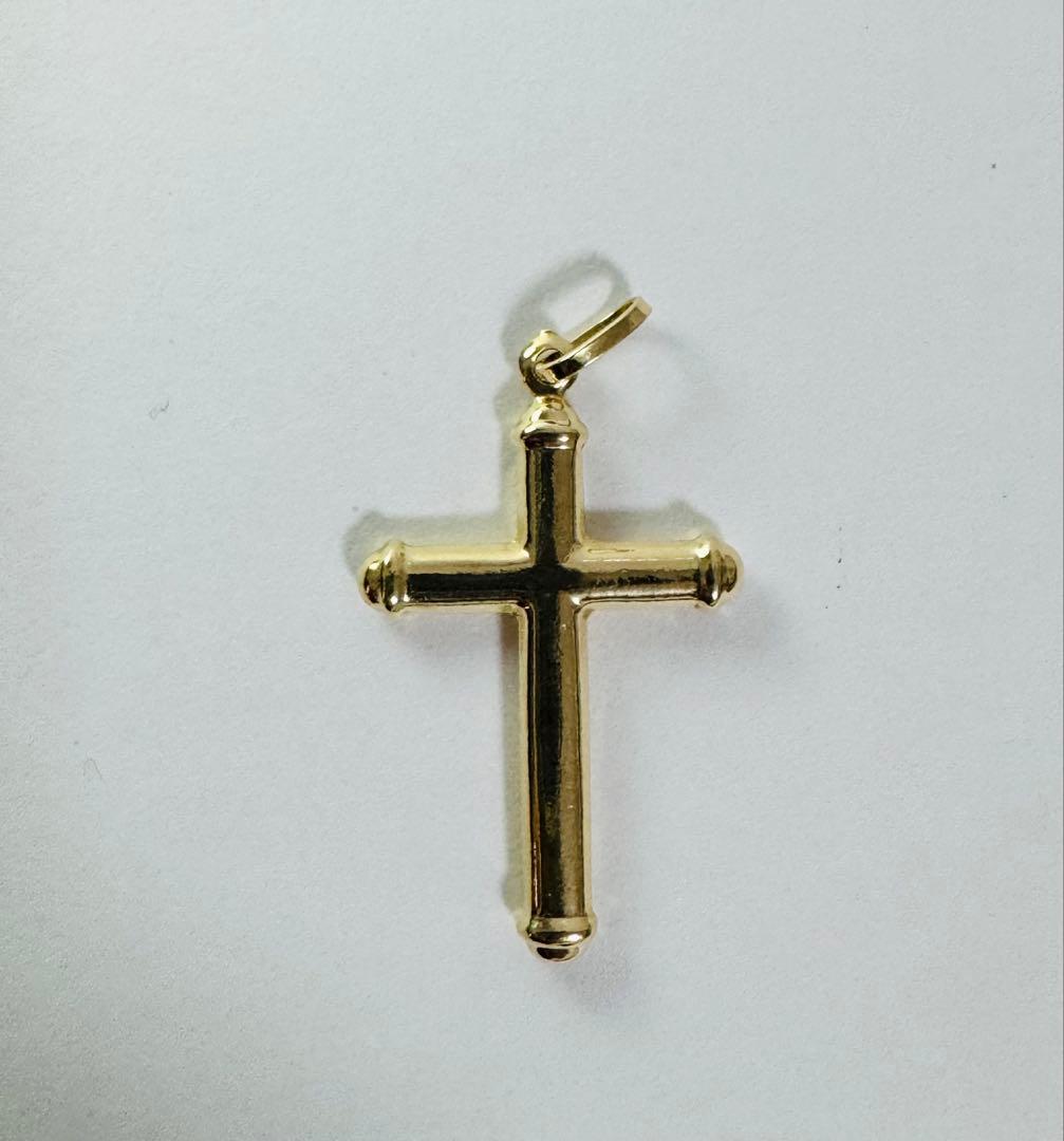 金のクロスペンダント　18k