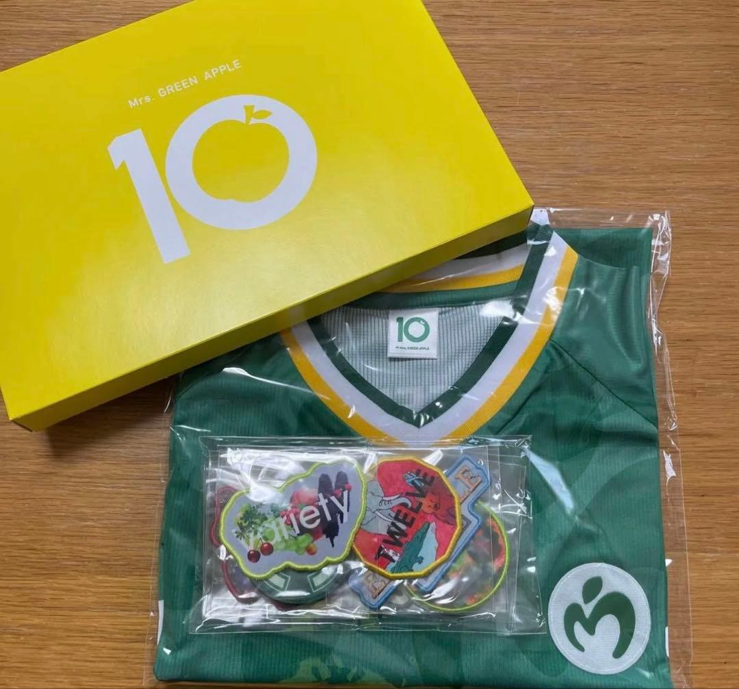 ミセスグリーンアップル　　ゲームシャツ　ワッペン