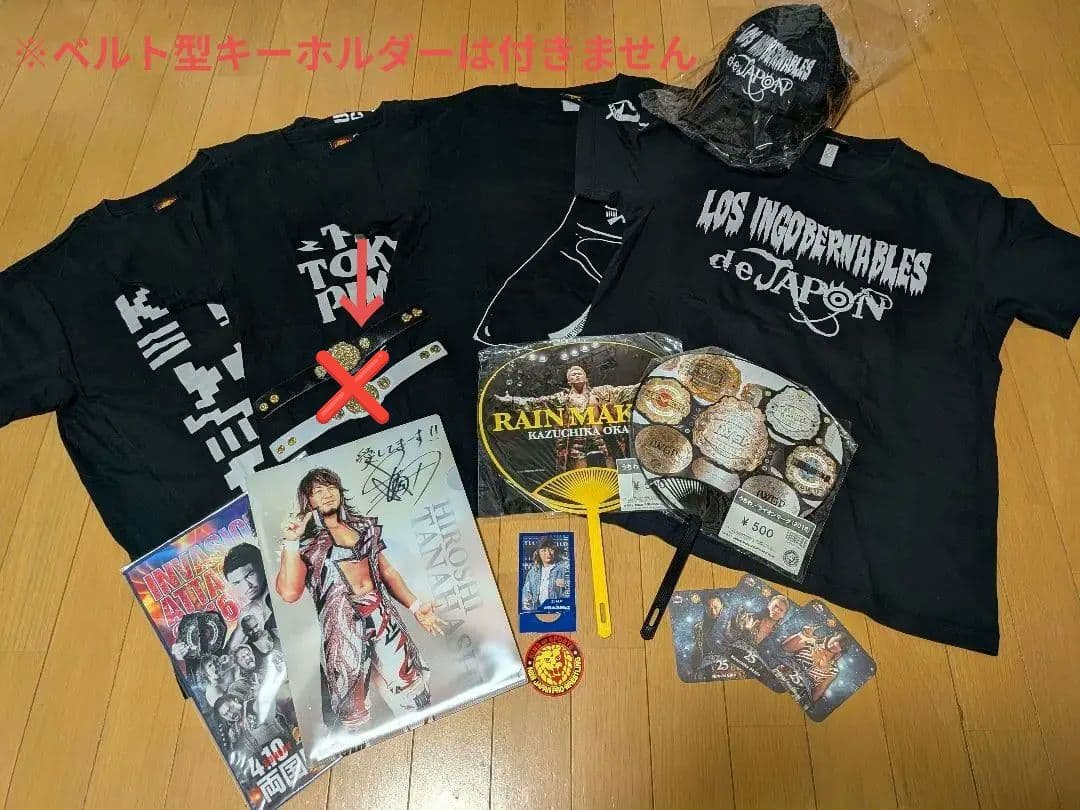 新日本プロレス Tシャツ チャンピオンベルト グッズ セット まとめ売り お得