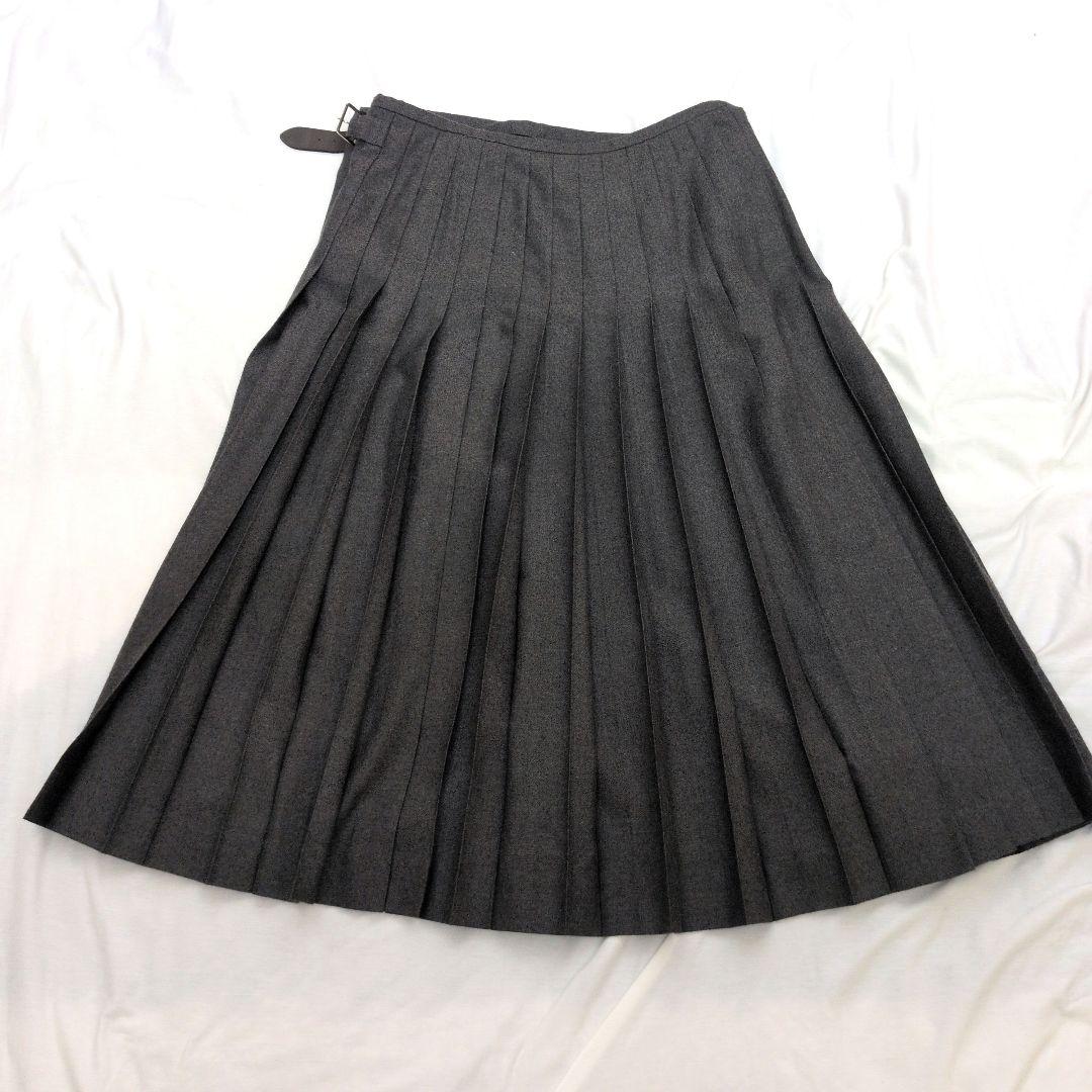 MARGARET HOWELL グレー プリーツスカート III