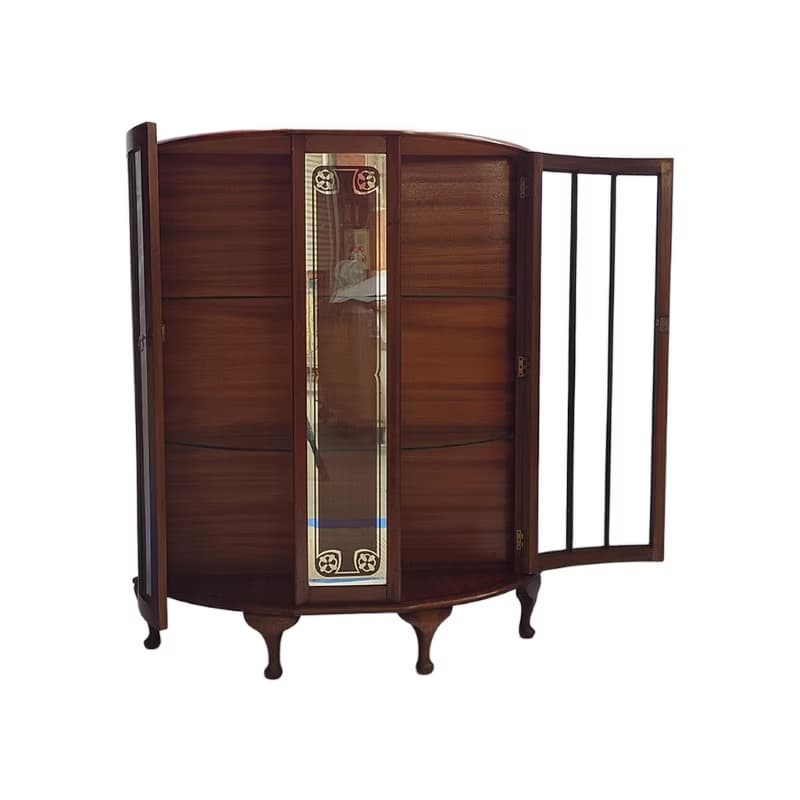 【現地輸入】 1930年代 ディスプレイキャビネット アンティーク家具 イギリス