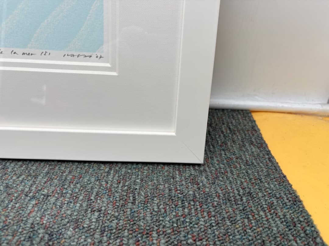 【裏サイン】 笠井正博　シルクスクリーン　『au bord de la mer』