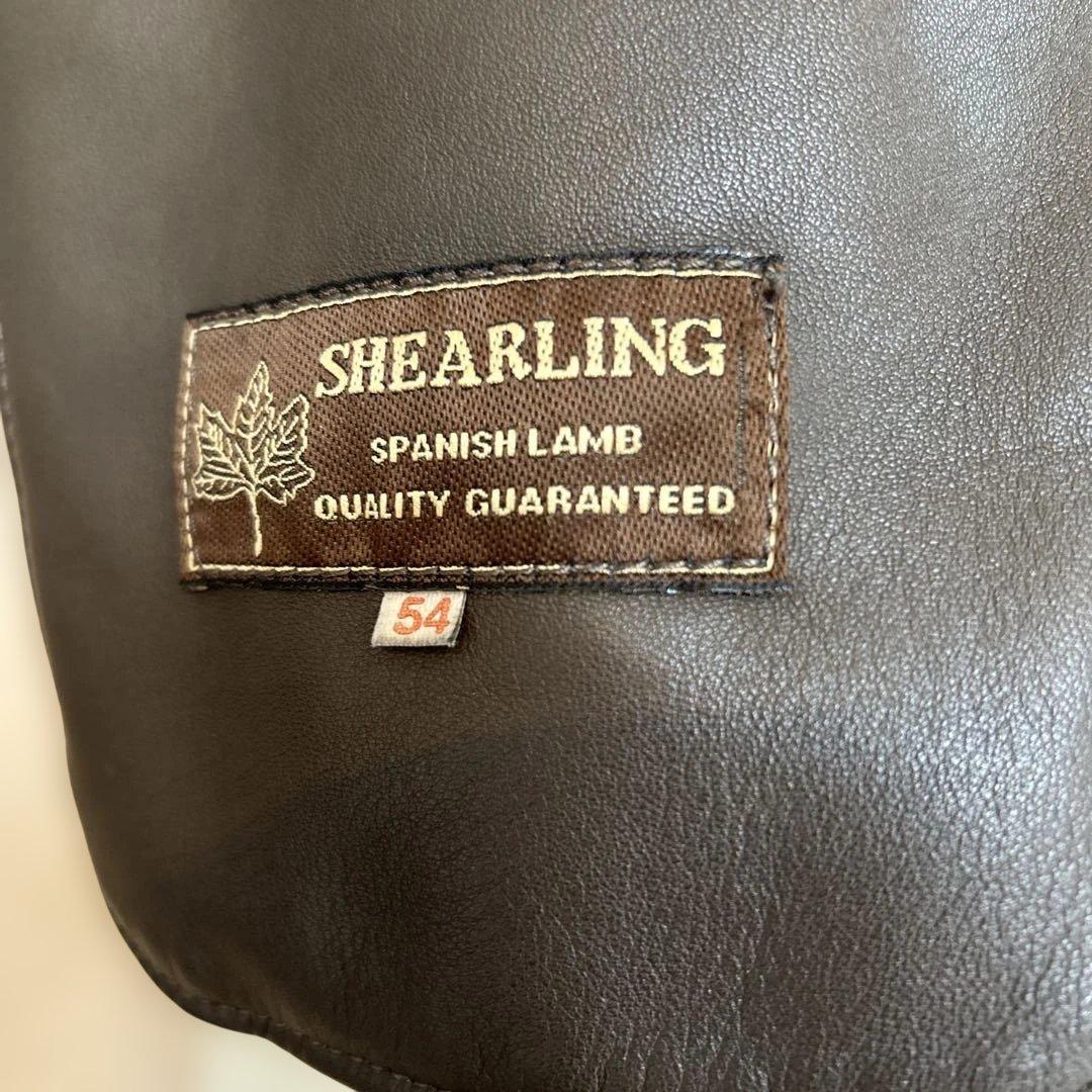 ダークブラウンムートンコート