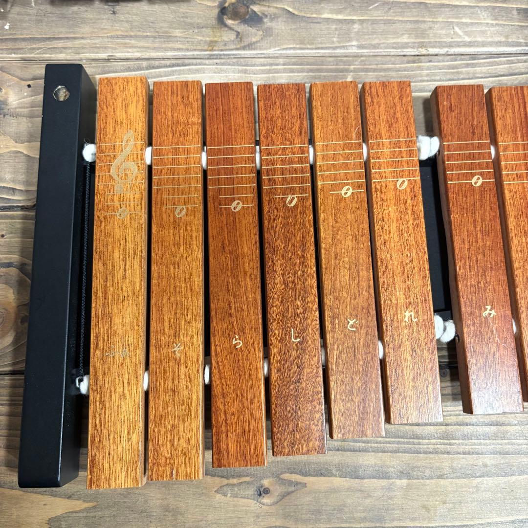 Zen-on ゼンオン シロフォン ZX32BK マレット３組 木琴 コンパクト