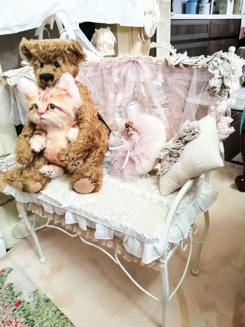 ホワイト♡アイアンドールチェア♡ソファー♡クッション♡白家具♡